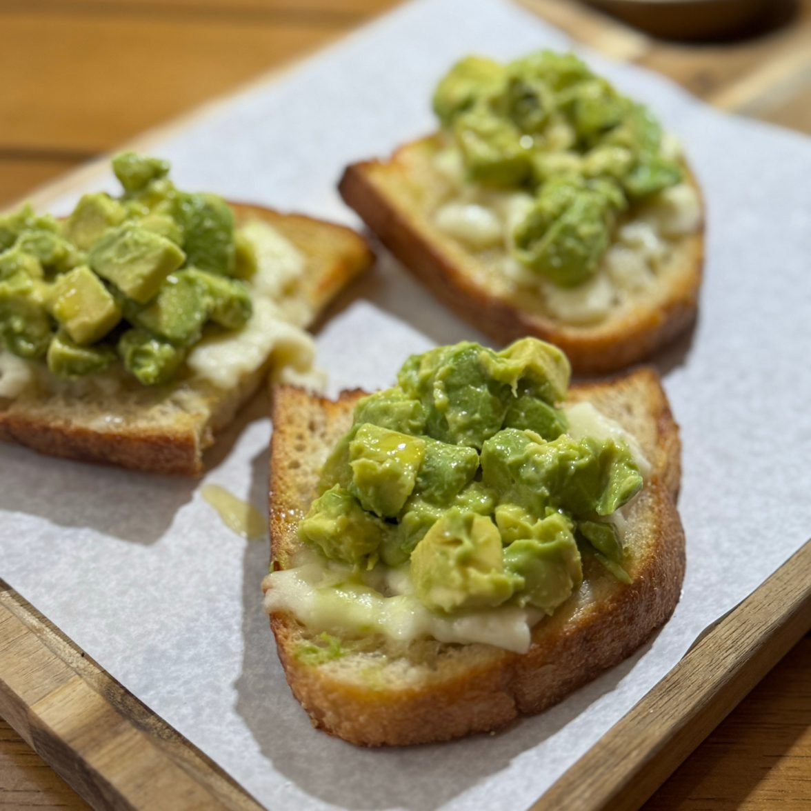 Avocado Bruschetta.