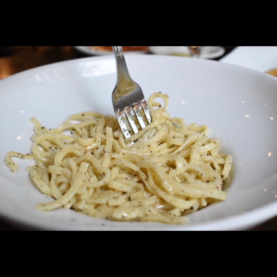Indulge in Cacio e Pepe