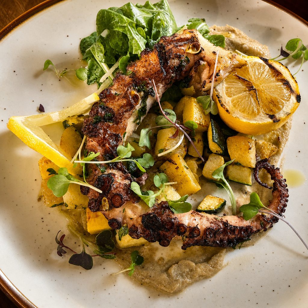 Grilled Octopus.