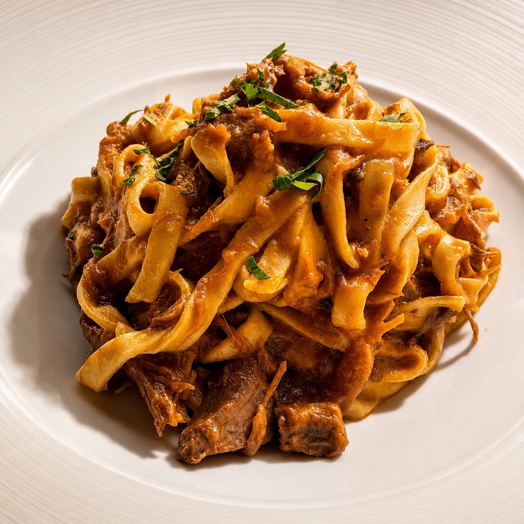 Short Rib Tagliatelle.