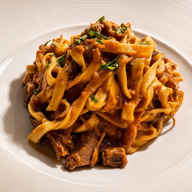 Short Rib Tagliatelle.