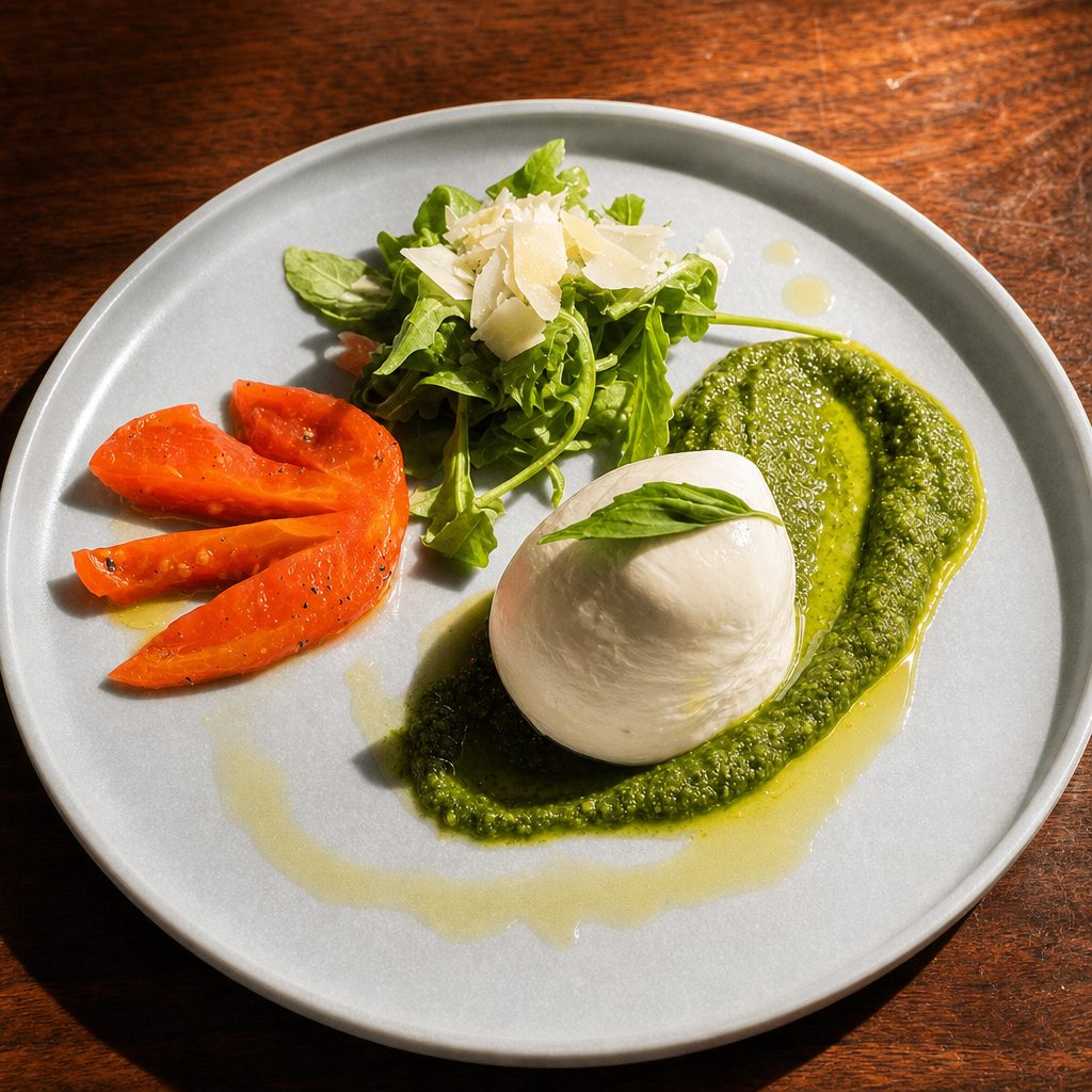 Burrata e Pesto.