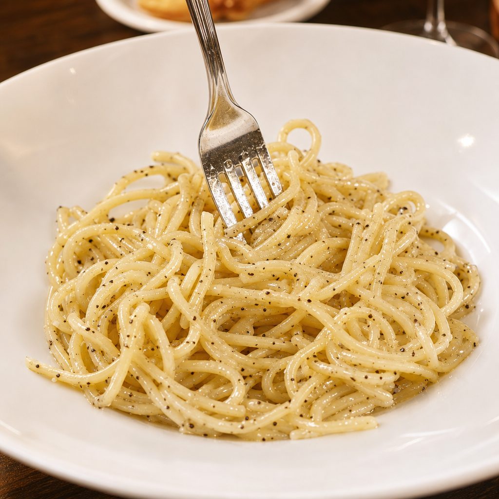 Cacio e Pepe.